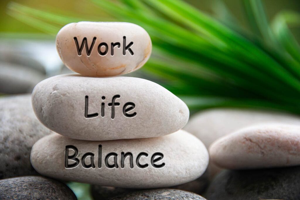 work life balance rocks